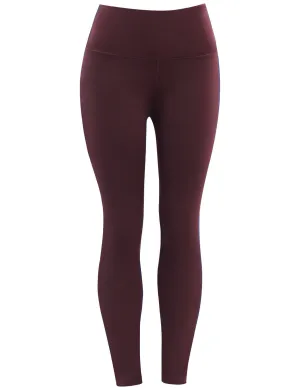 High Waist yogastudio Pants mahoganymaroon_yogastudio