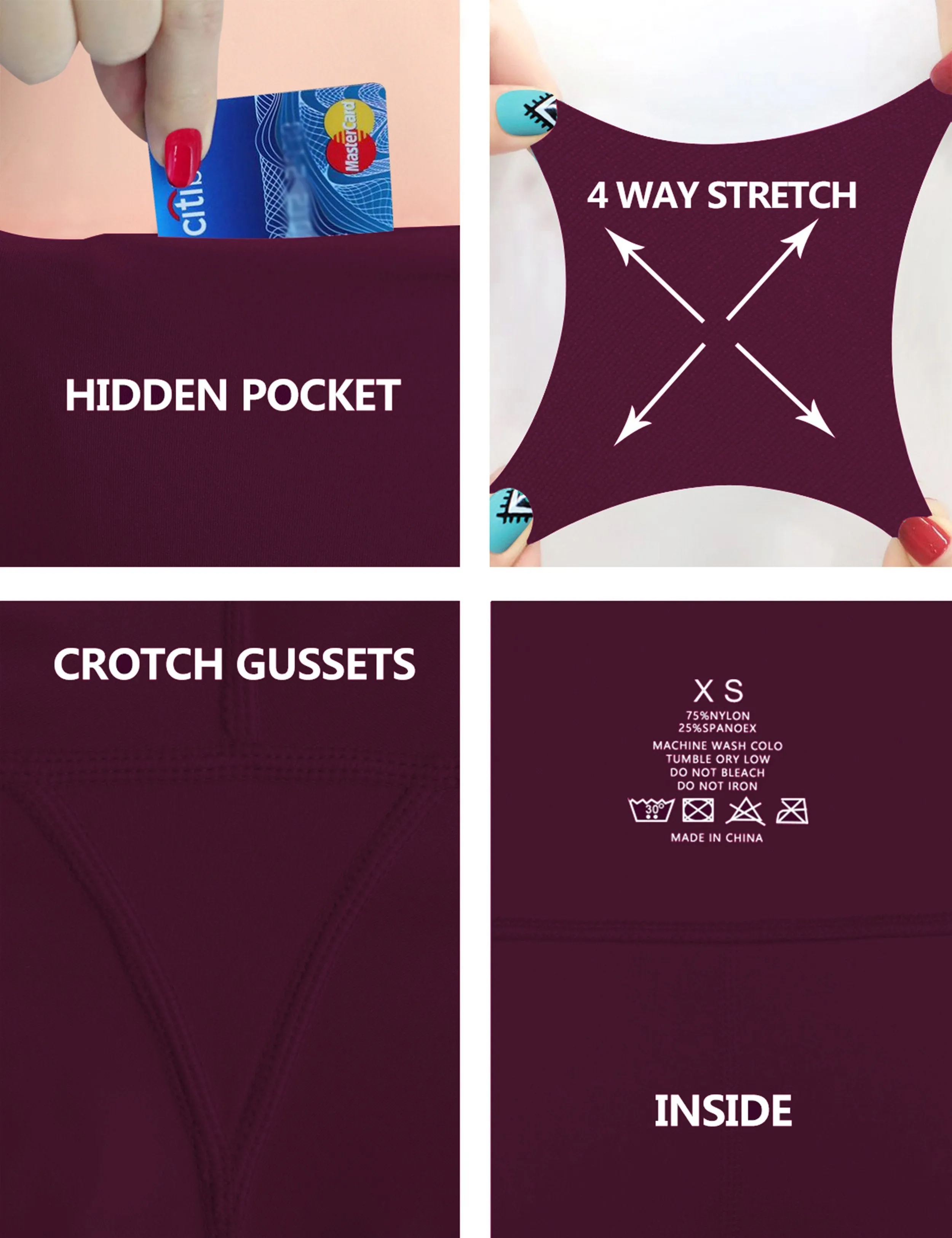 Hip Line Side Pockets Running Pants grapevine ins_Running