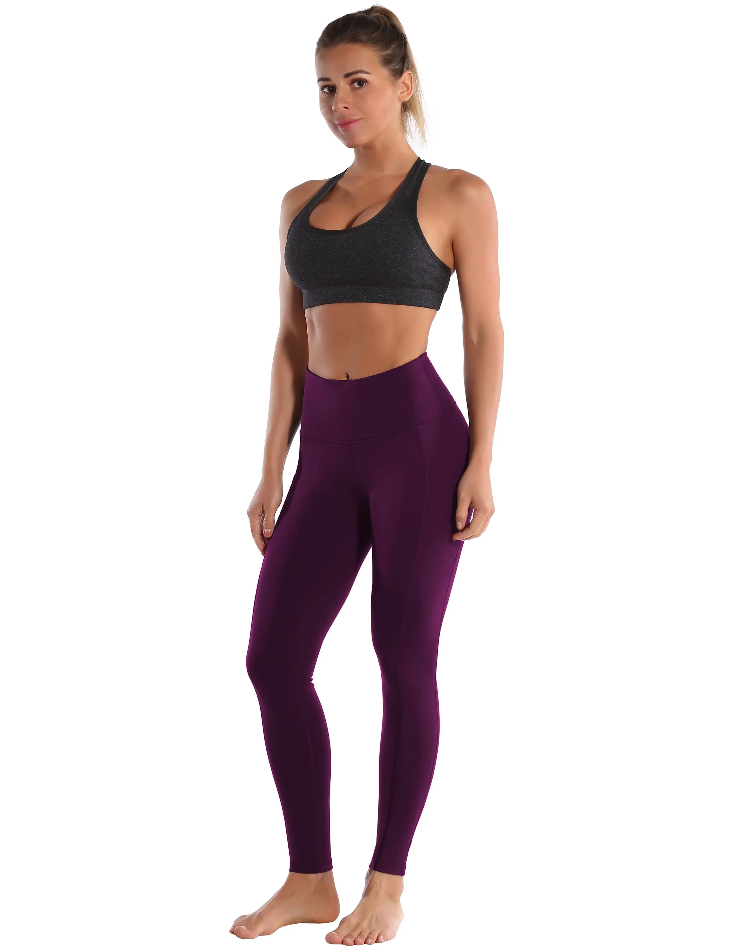 Hip Line Side Pockets Running Pants grapevine_Running