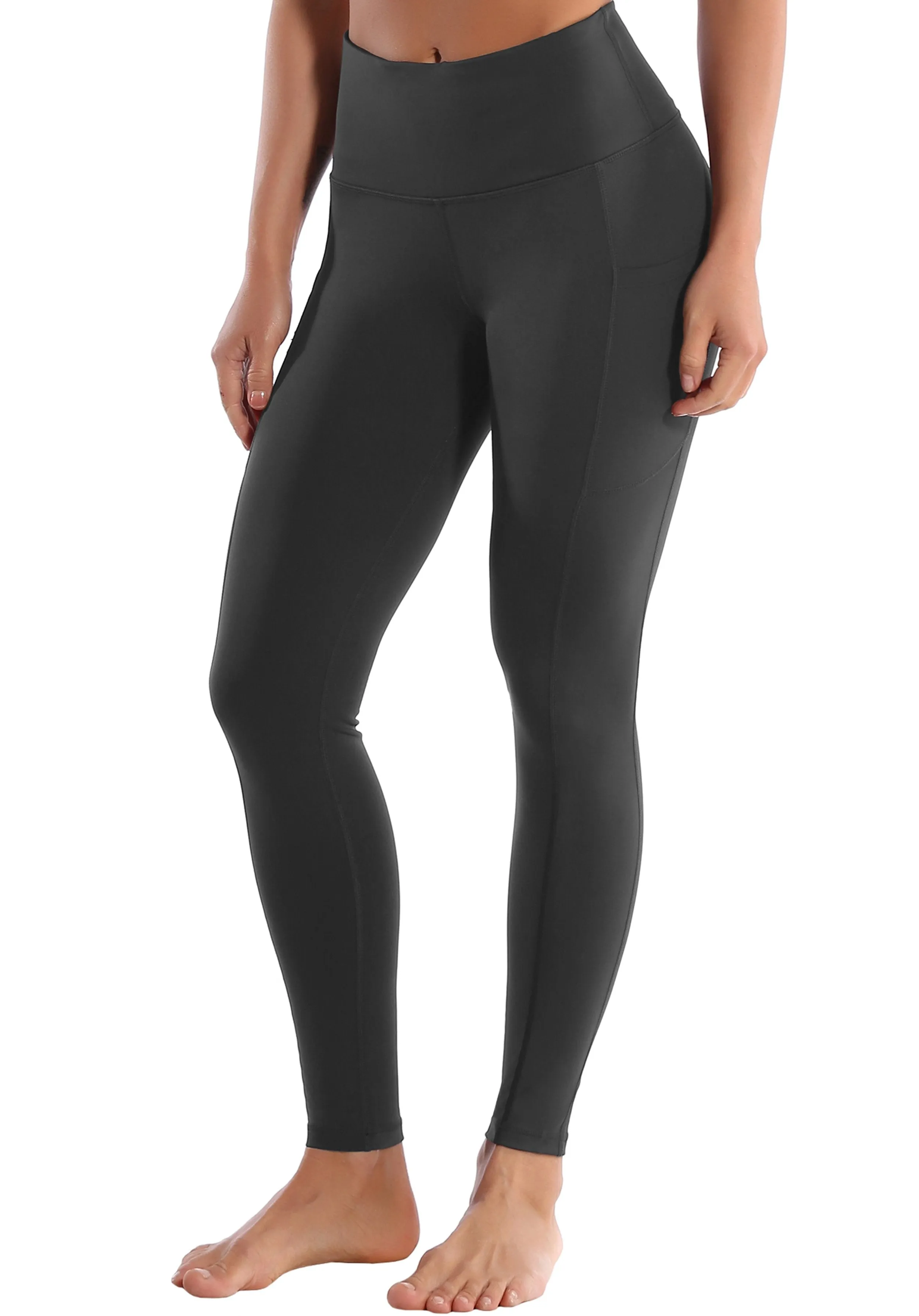 Hip Line Side Pockets Running Pants shadowcharcoal ins_Running