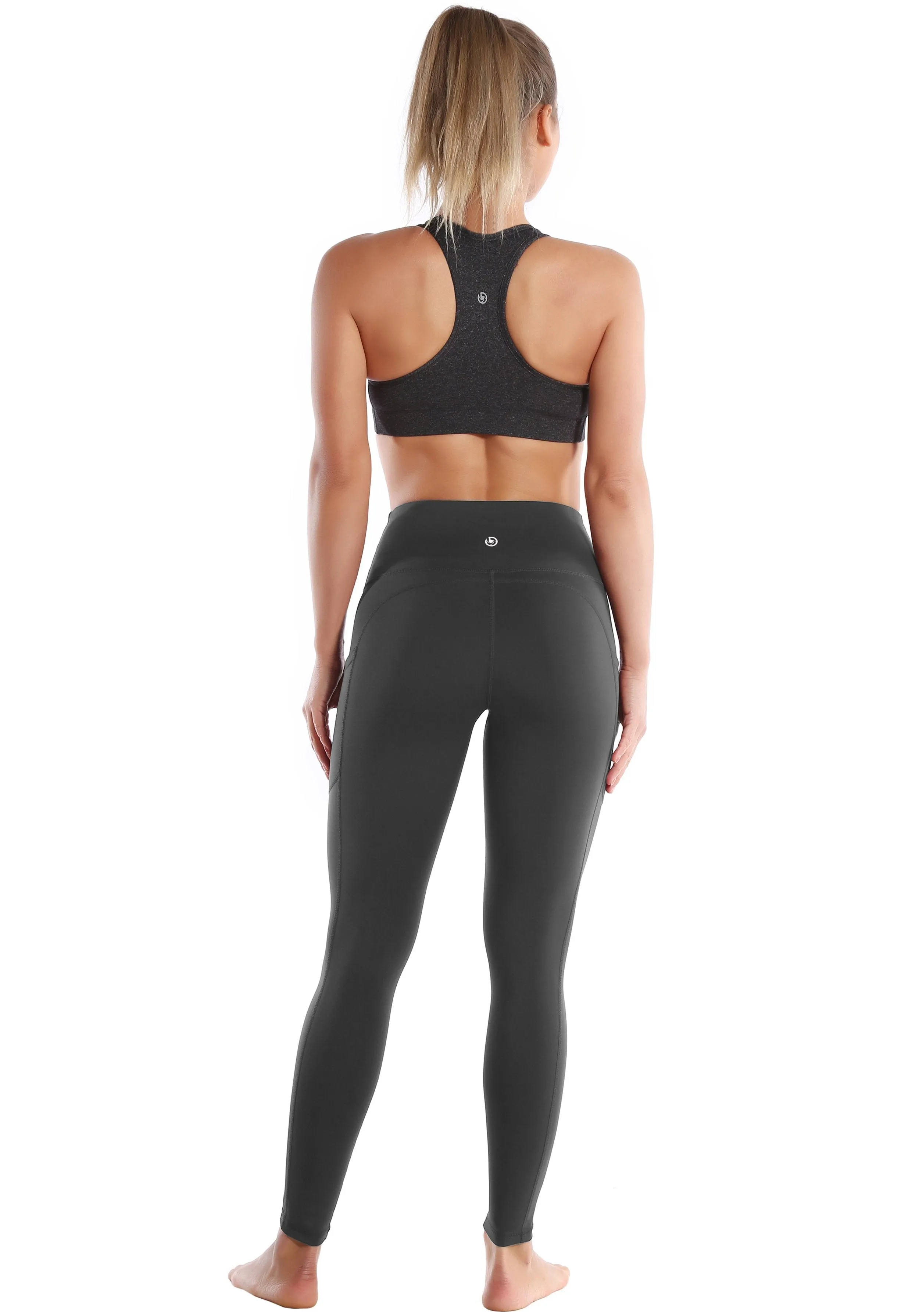 Hip Line Side Pockets Running Pants shadowcharcoal ins_Running