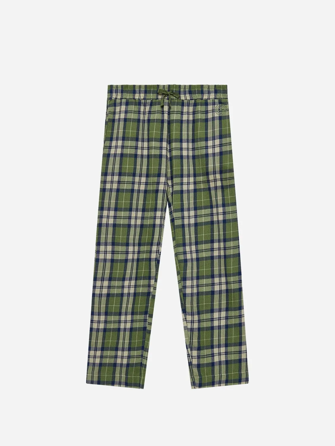 Jim Jam Women's GOTS Organic Cotton Pyjama Bottoms | Pine Green