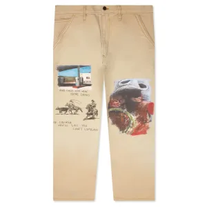 Just Like It Began Painters Pant - Worn Tan