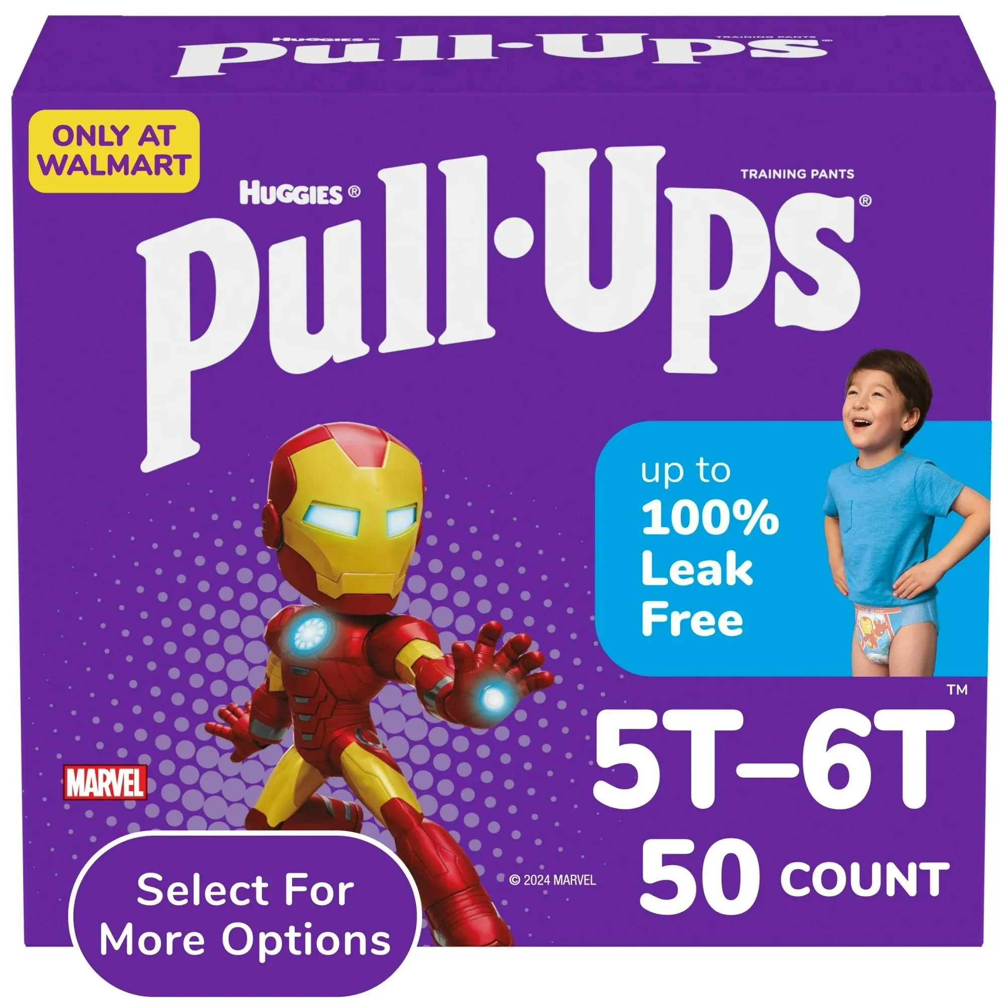 Kimberly Clark 105584500 Pull-Ups Boys' Potty Training Pants, 5T-6T 50 Count