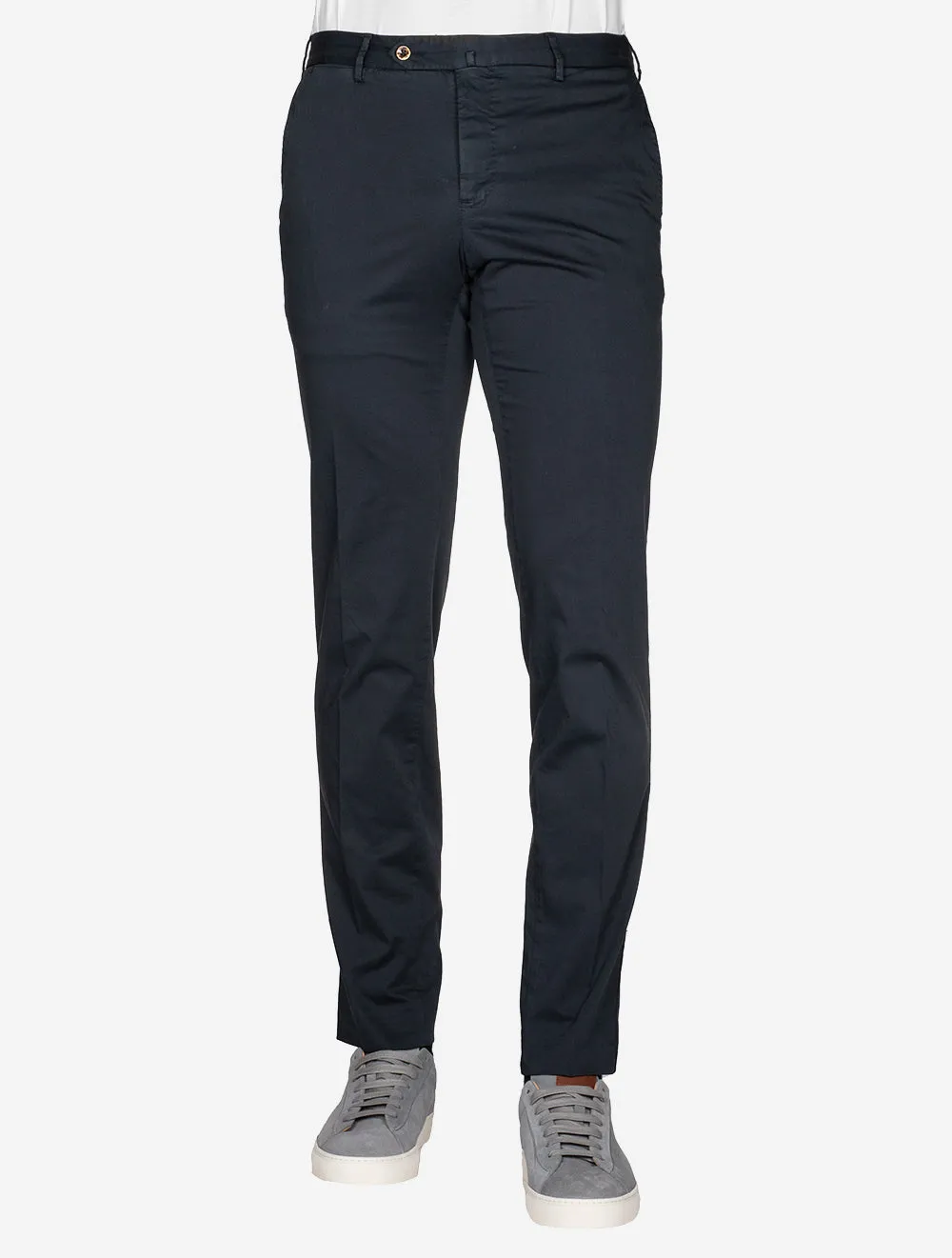 Light Stretch Gabardine Trouser Navy