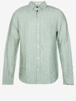 Linen Regular Fit Shirt Kalamata Green
