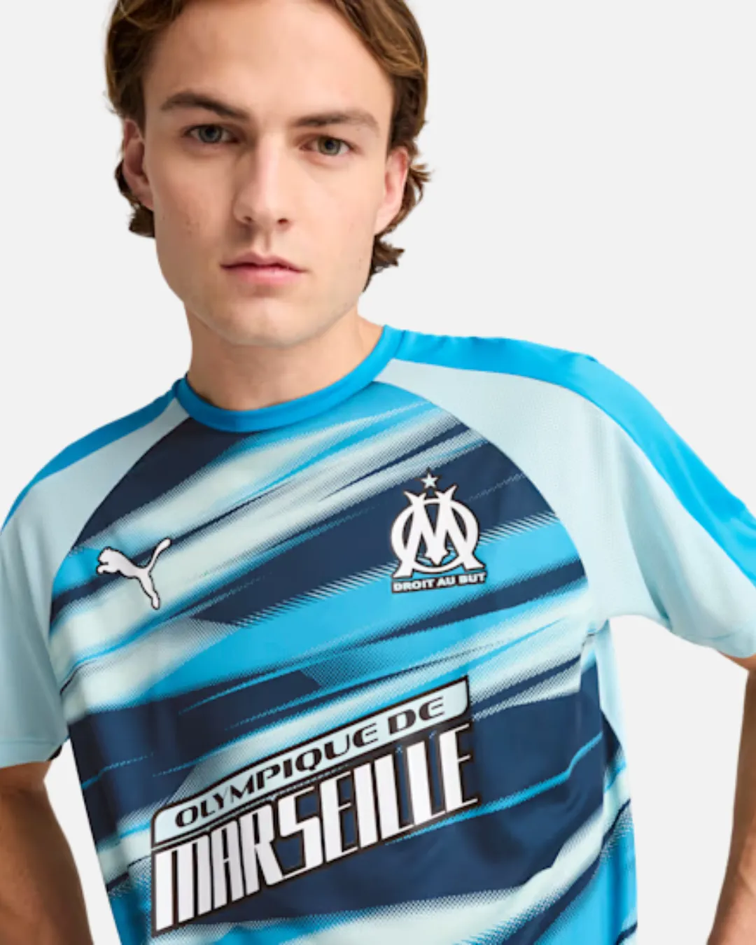 Maillot OM Faster 2024/2025 - Bleu