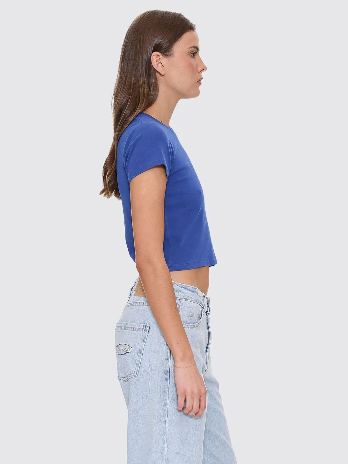 Minimal Thrills Mini Tee - New Royal