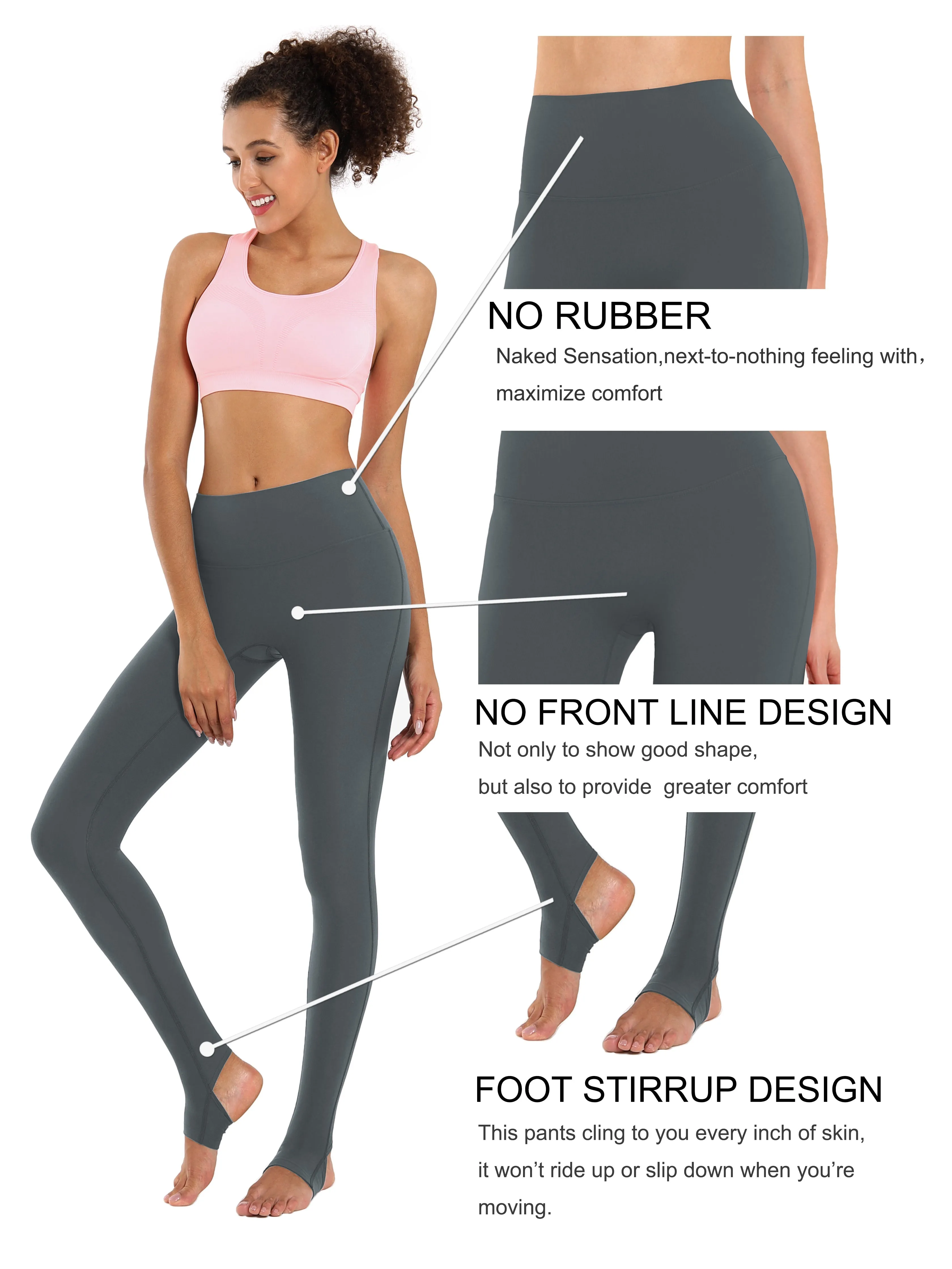 Over the Heel Pilates Pants shadowcharcoal_Pilates
