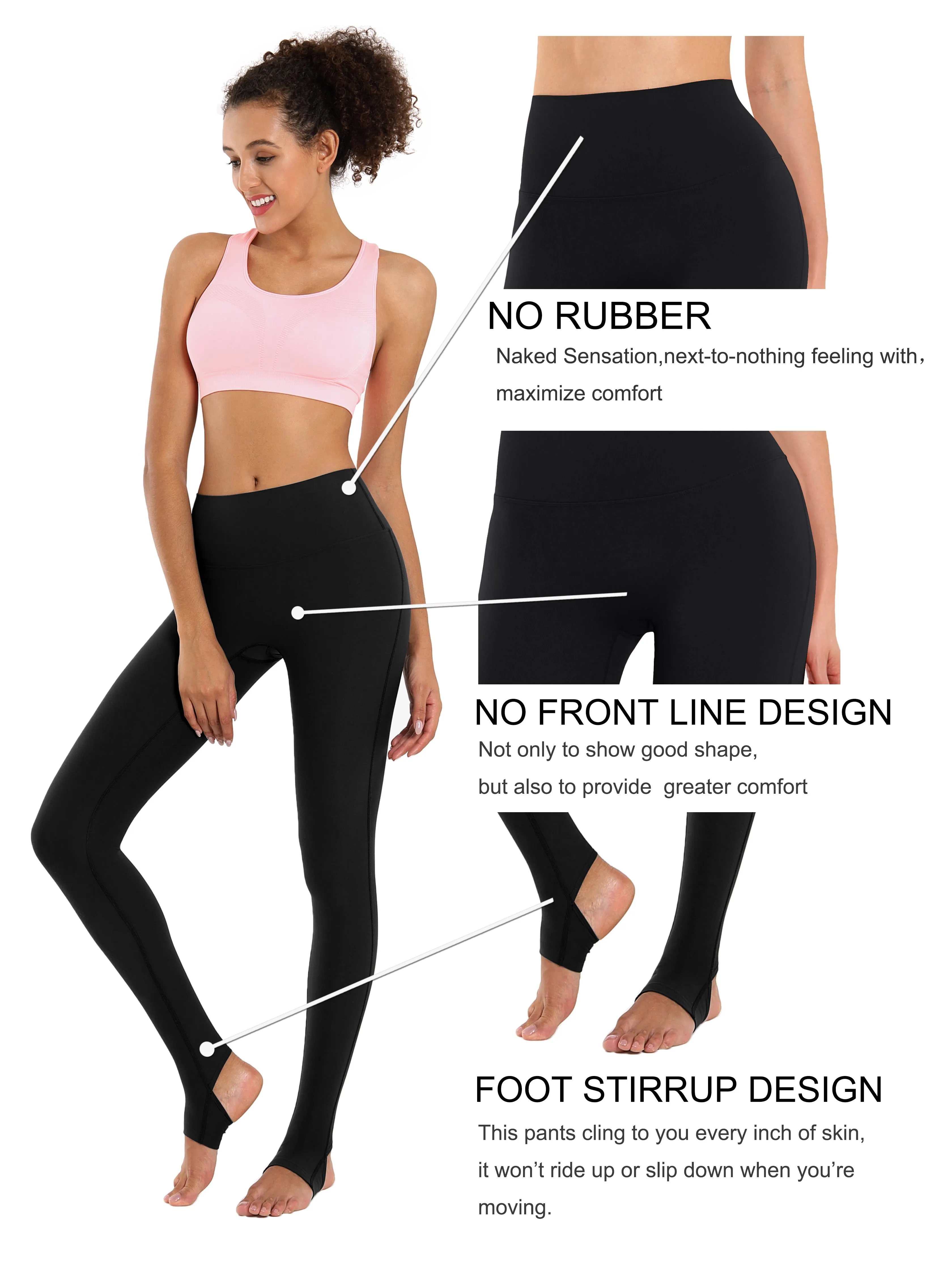 Over the Heel Running Pants black_Running