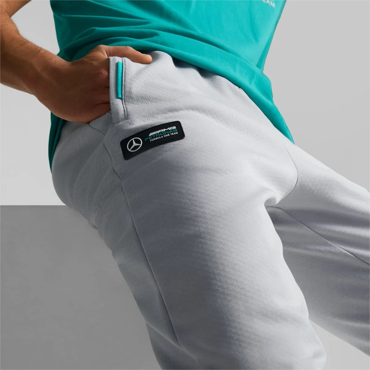 Pantalon de survêtement Puma Mercedes - Gris/Bleu
