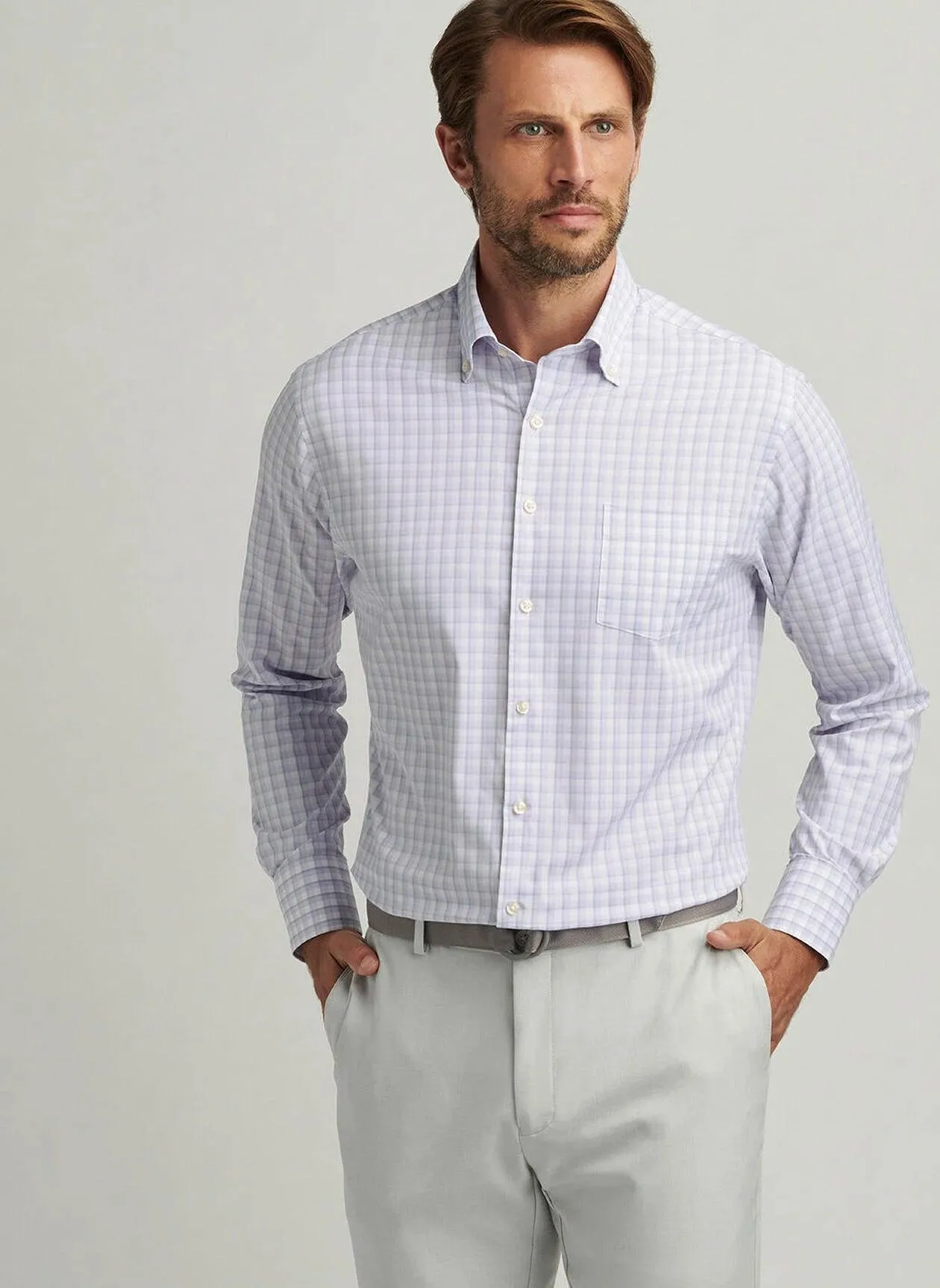 Peter Millar Wissel Twill Sport Shirt