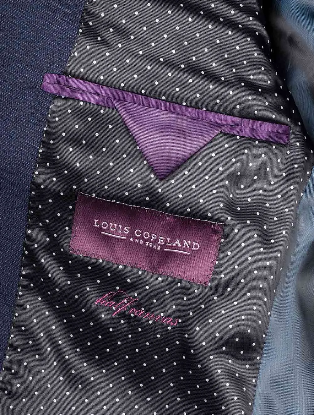 Pin Head Slim Fit Suit Blue