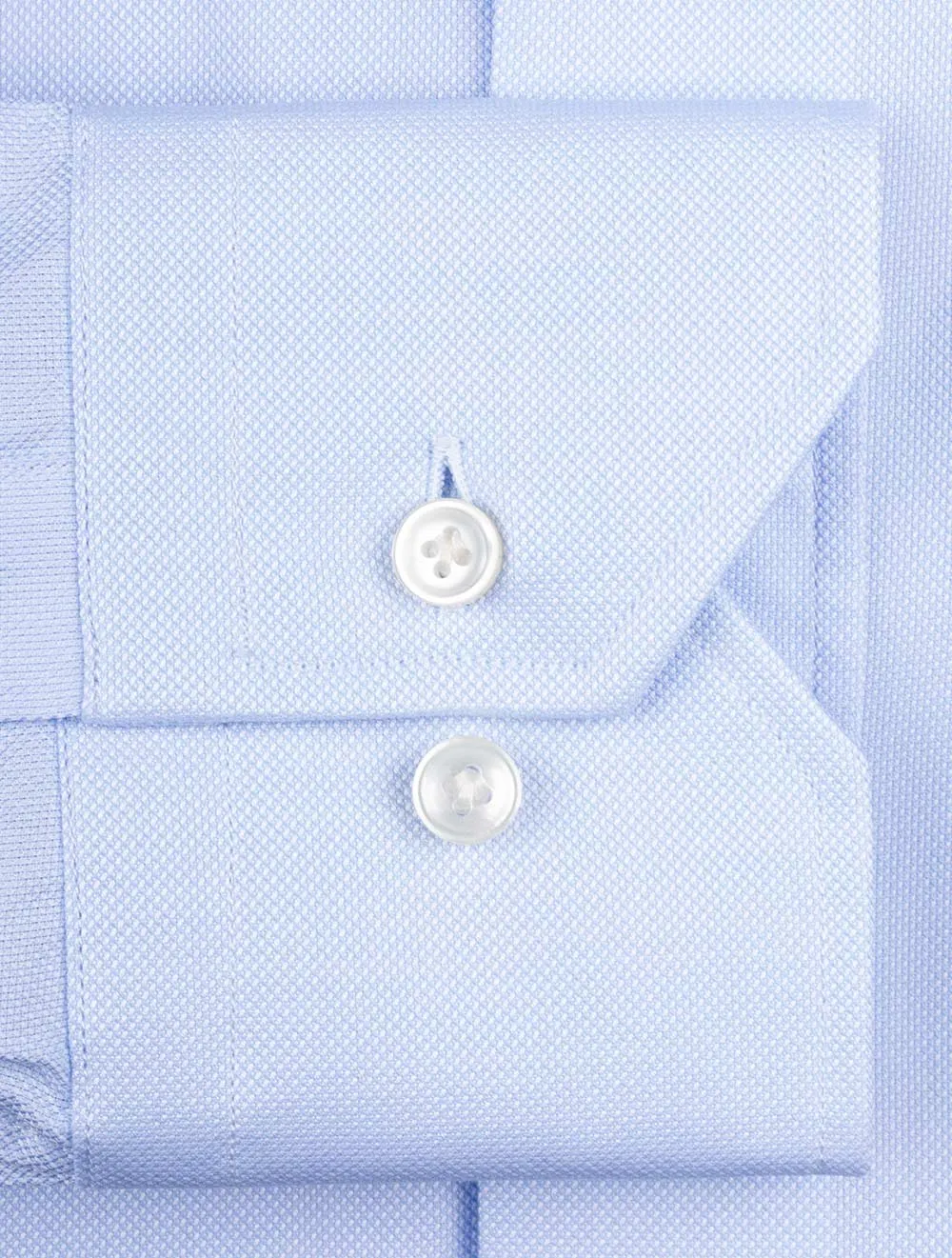 Pinpoint Super Slim Single Cuff Shirt Blue
