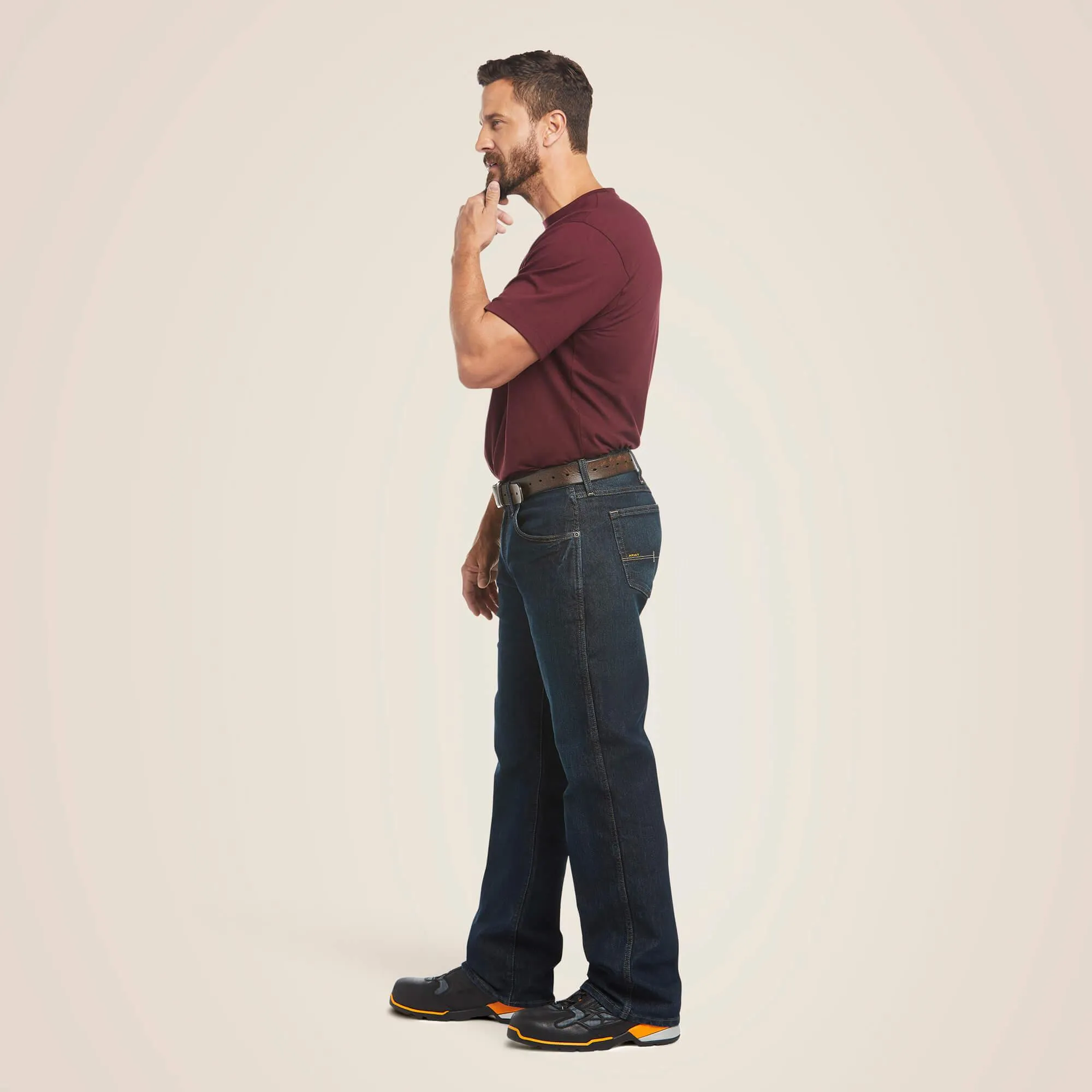 Rebar M5 Straight DuraStretch Edge Stackable Straight Leg Jean