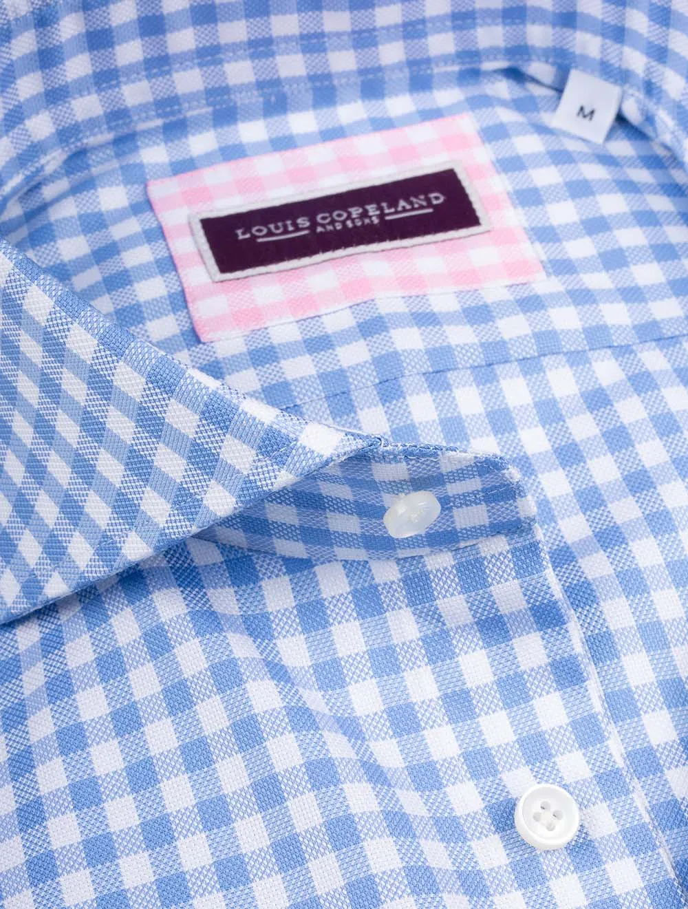 Royal Oxford Gingham Shirt Blue
