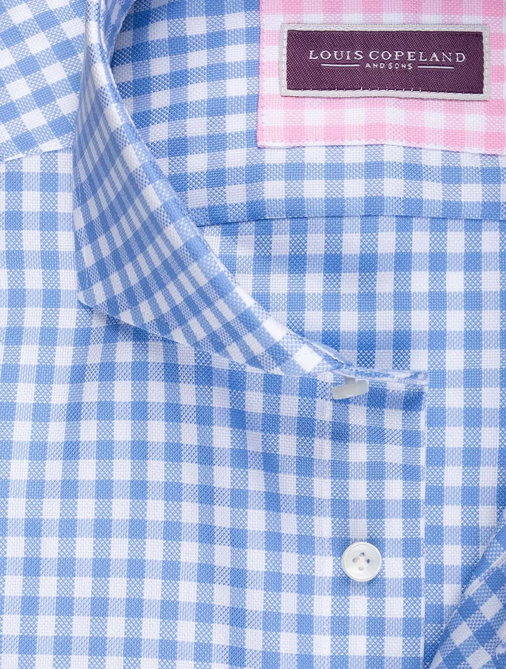 Royal Oxford Gingham Shirt Blue