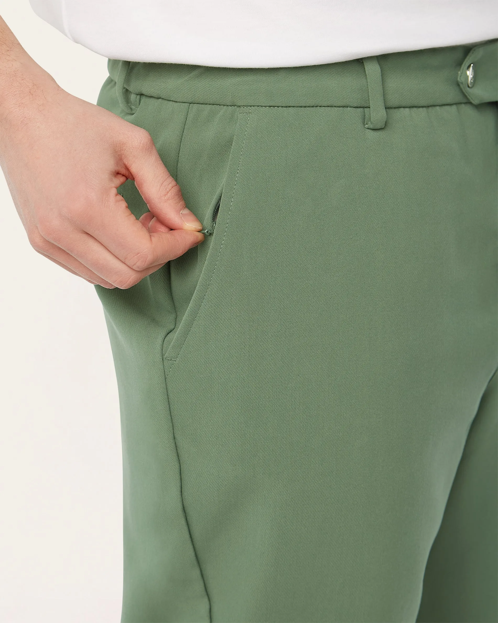 Schöne Straight pants Grass Green