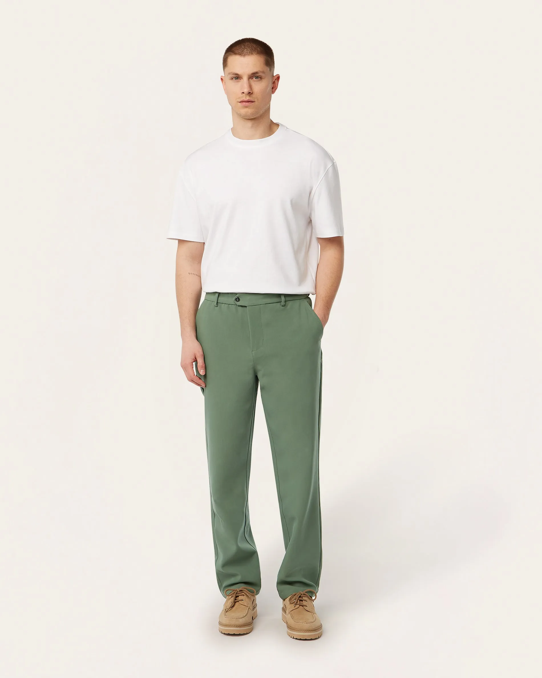 Schöne Straight pants Grass Green