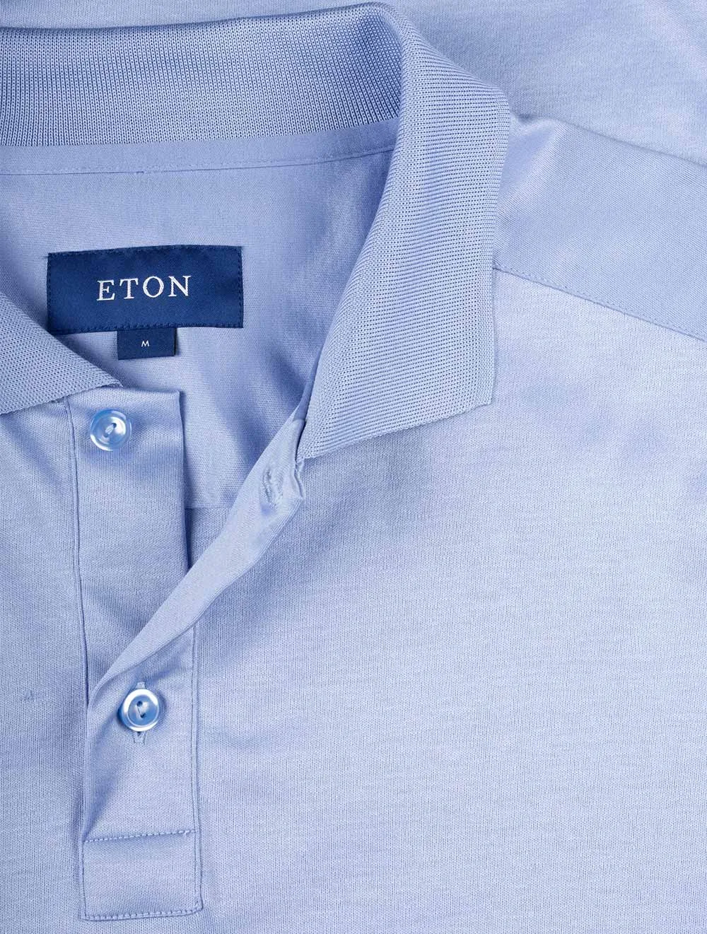 Short Sleeve 2 Button Polo Blue