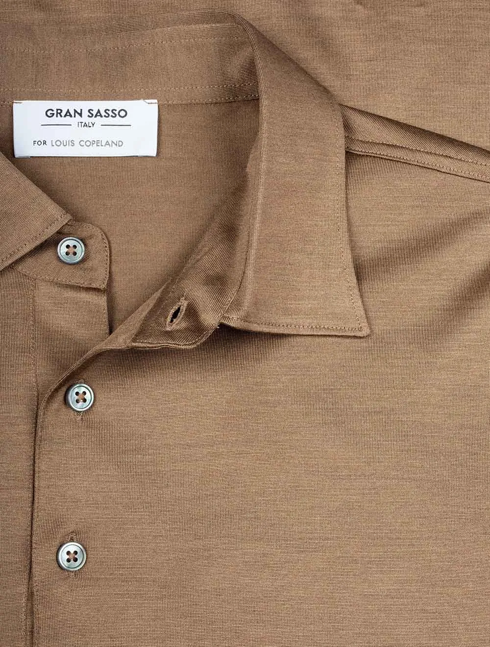 Silk Polo Brown