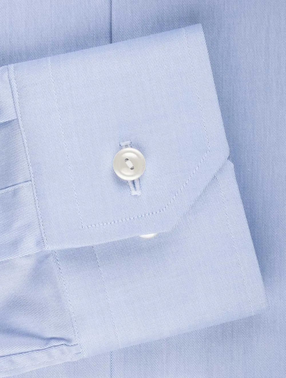 Single Cuff Slim Fit Shirt Blue