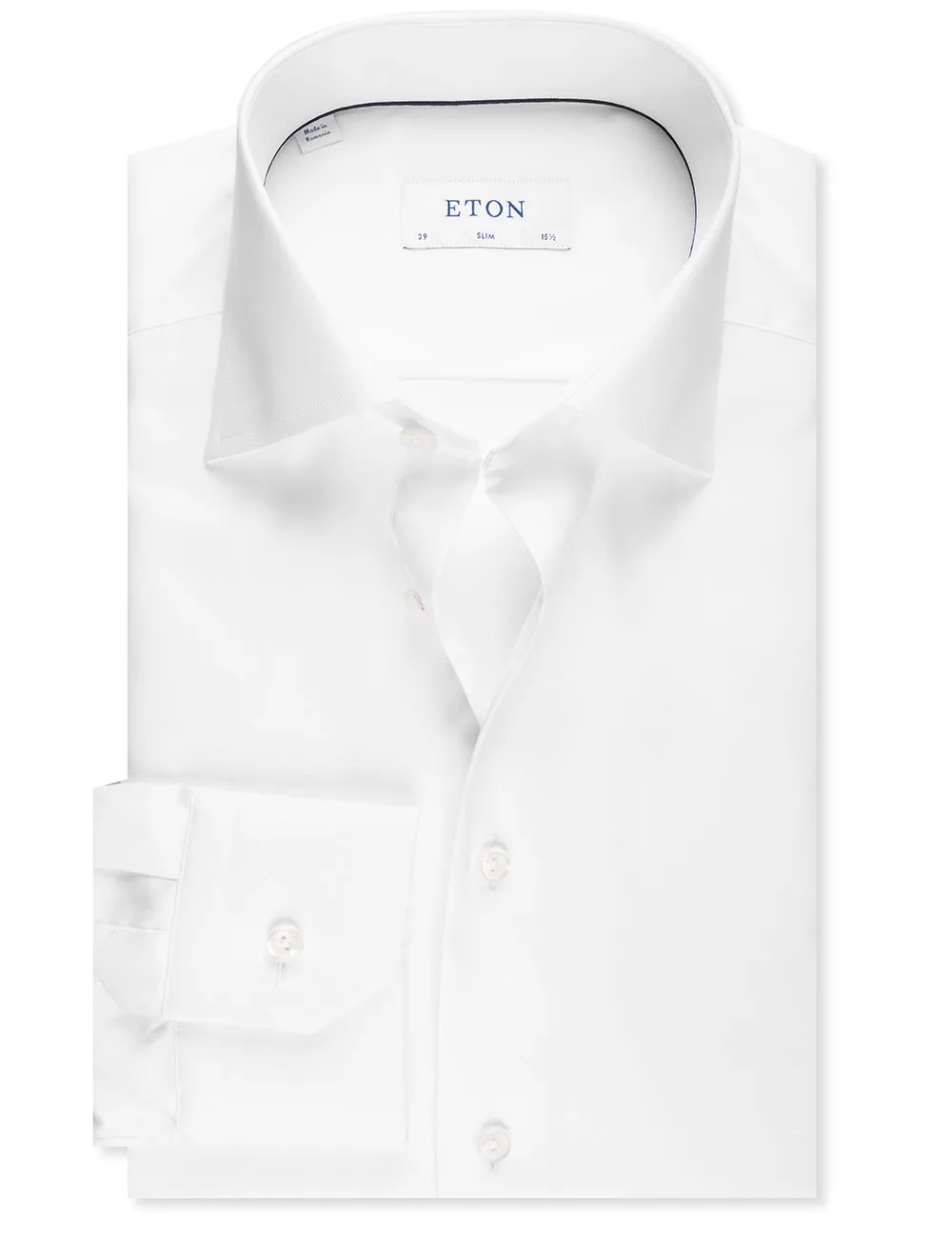 Single Cuff Slim Fit Shirt White