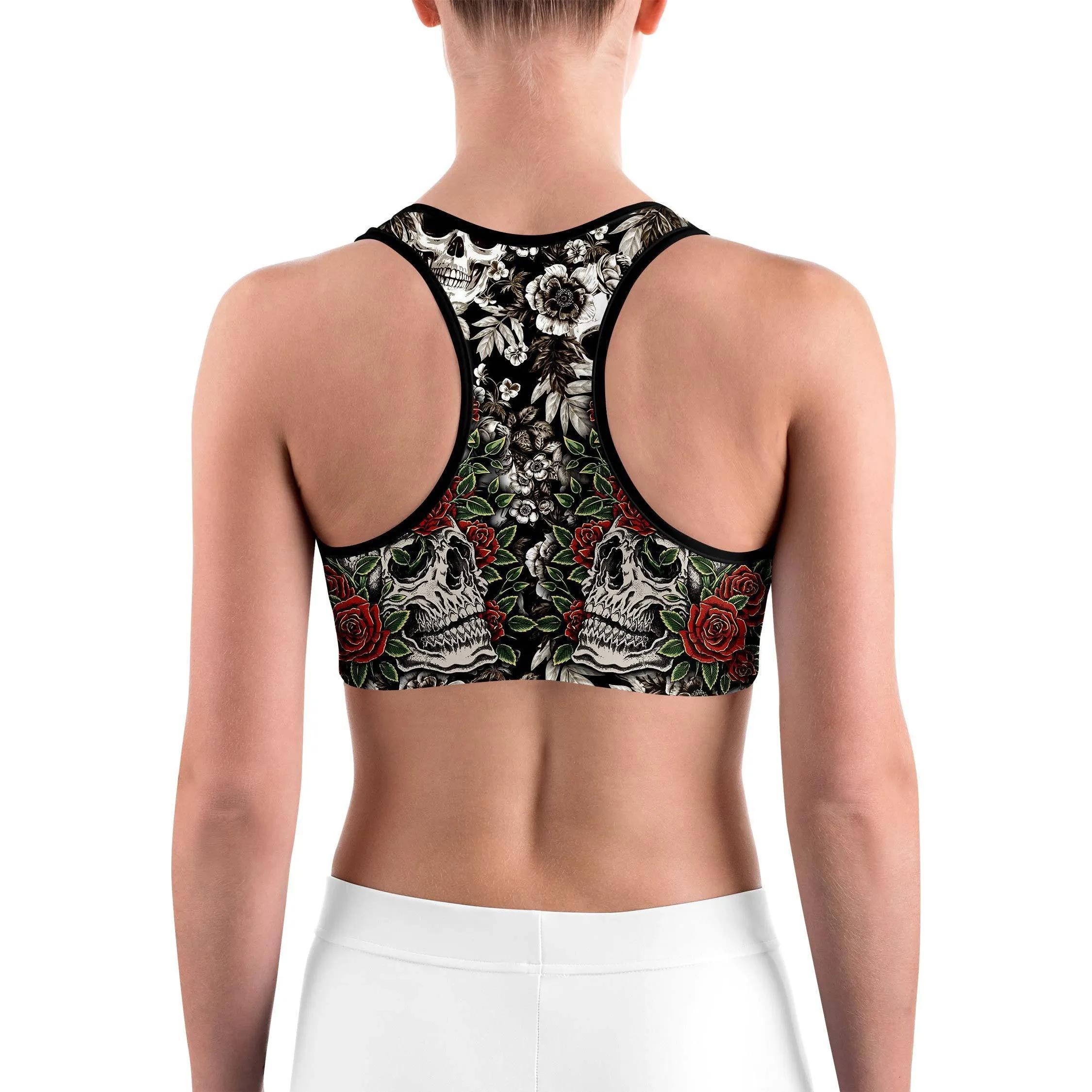 Skulls & Roses Sports bra