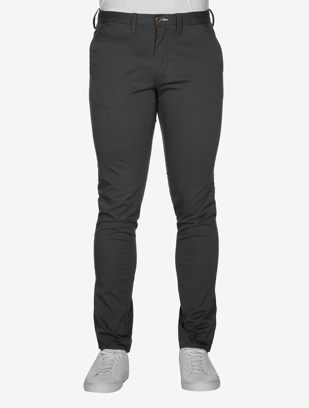 Slim Twill Chinos Antracite