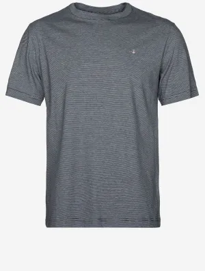 Small Stripe T-Shirt Evening Blue