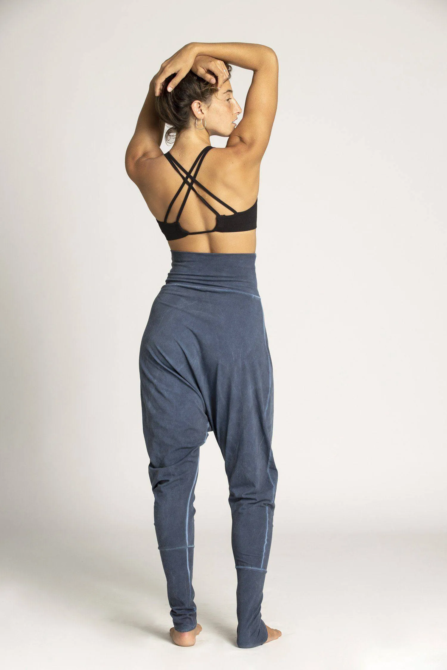 Stonewash Harem Pants