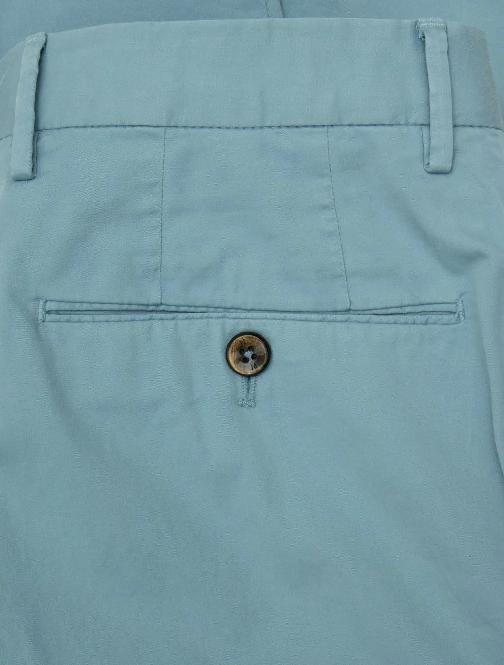 Stretch Cotton Chino Duck Egg