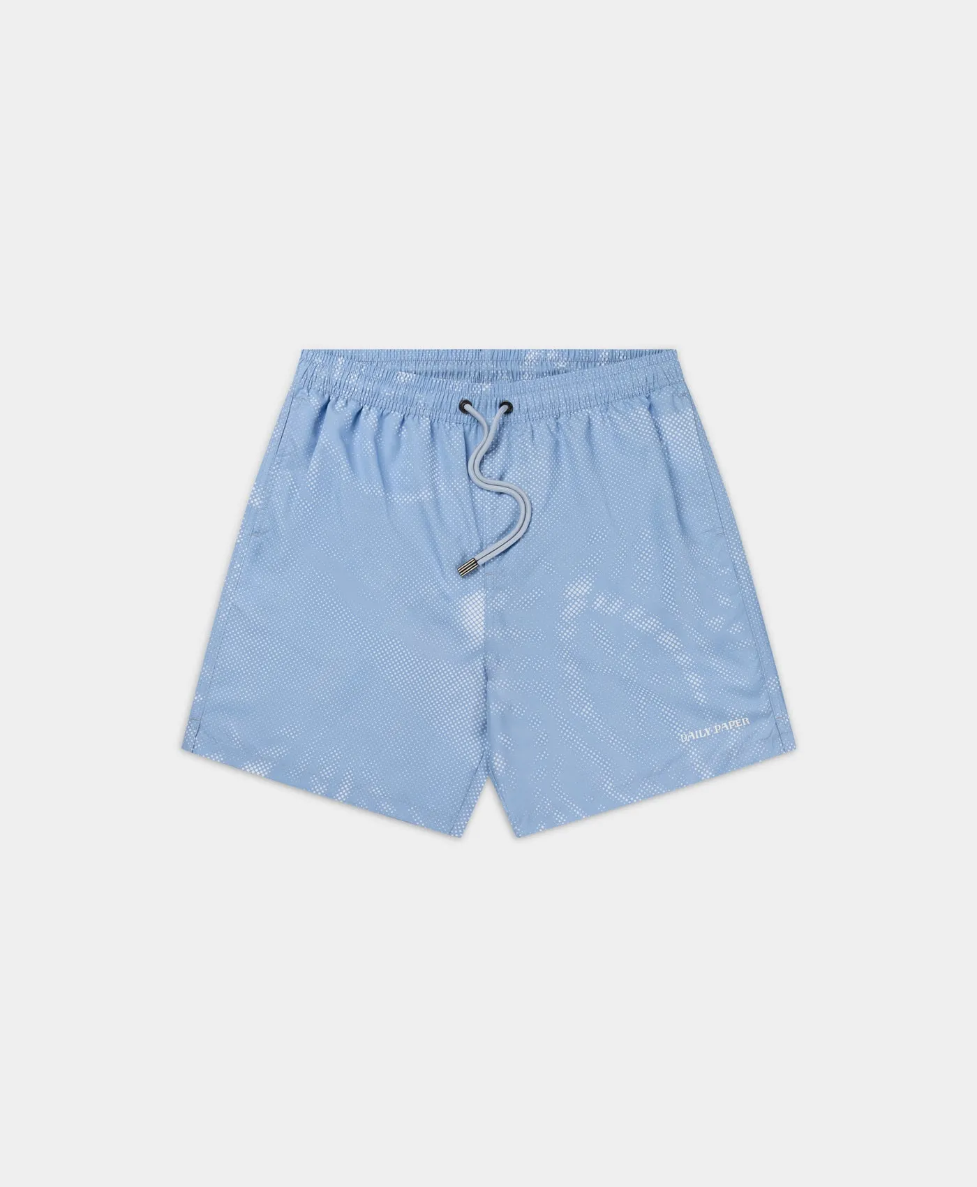 Subdued Blue Braids Swim Short