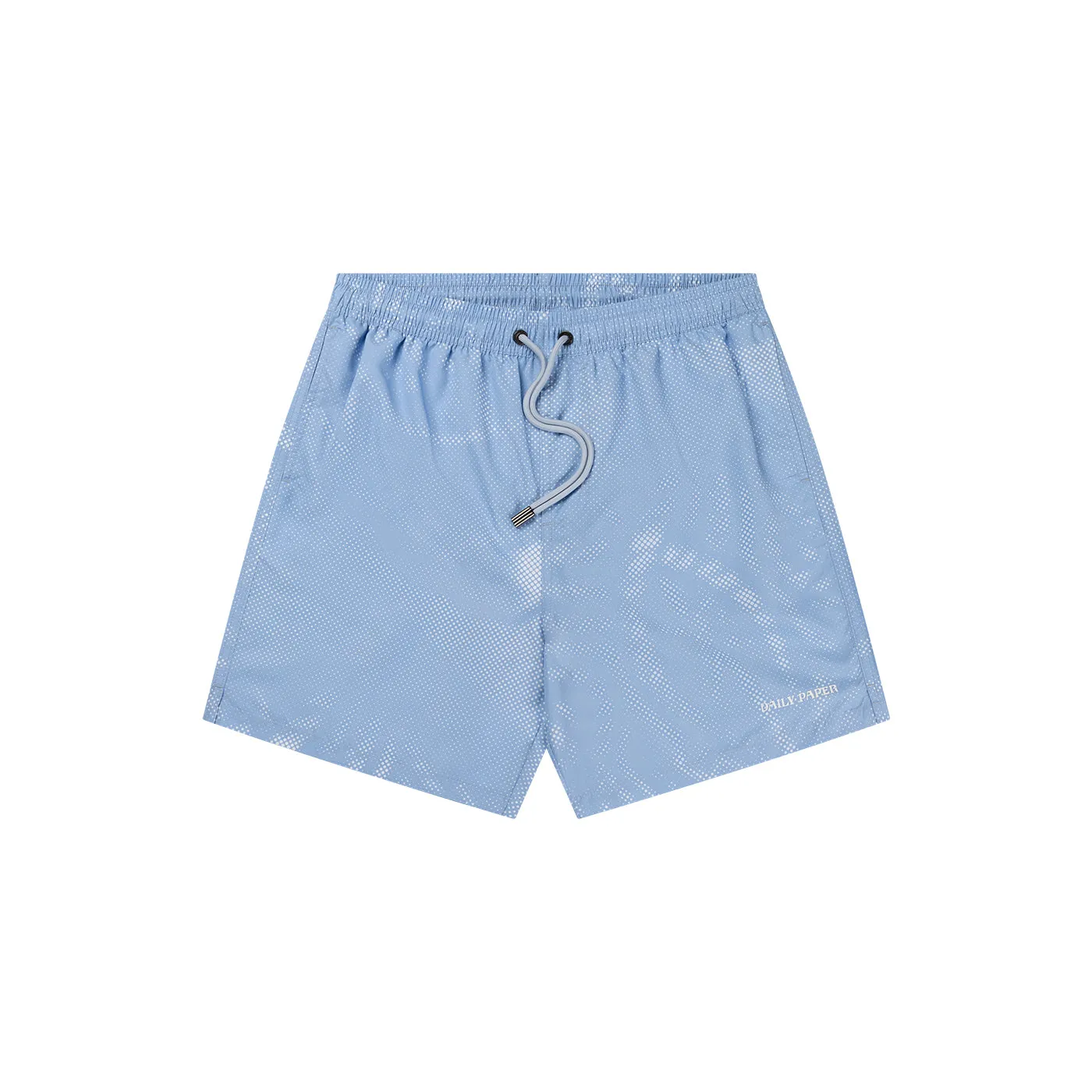 Subdued Blue Braids Swim Short