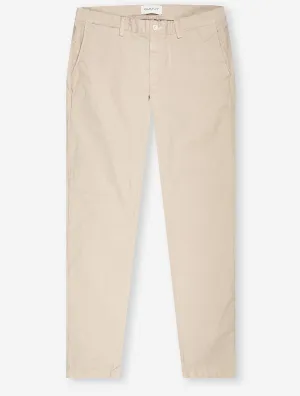 Sunfaded Slim Fit Chinos Dry Sand
