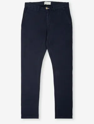 Sunfaded Slim Fit Chinos Evening Blue