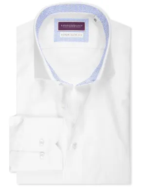 Super Slim Pinpoint Shirt White