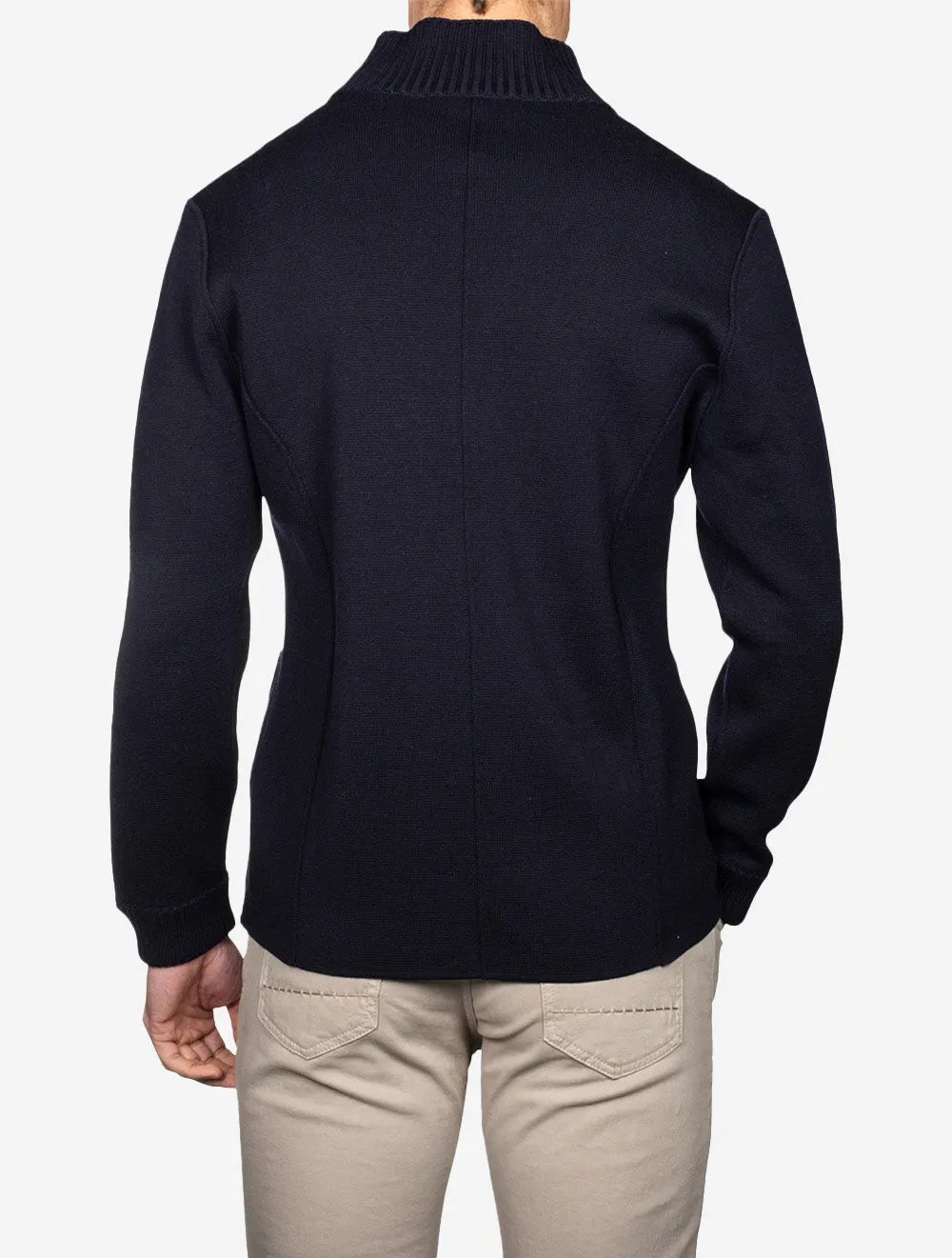 Swacket 3 Button Milano Stitch Navy