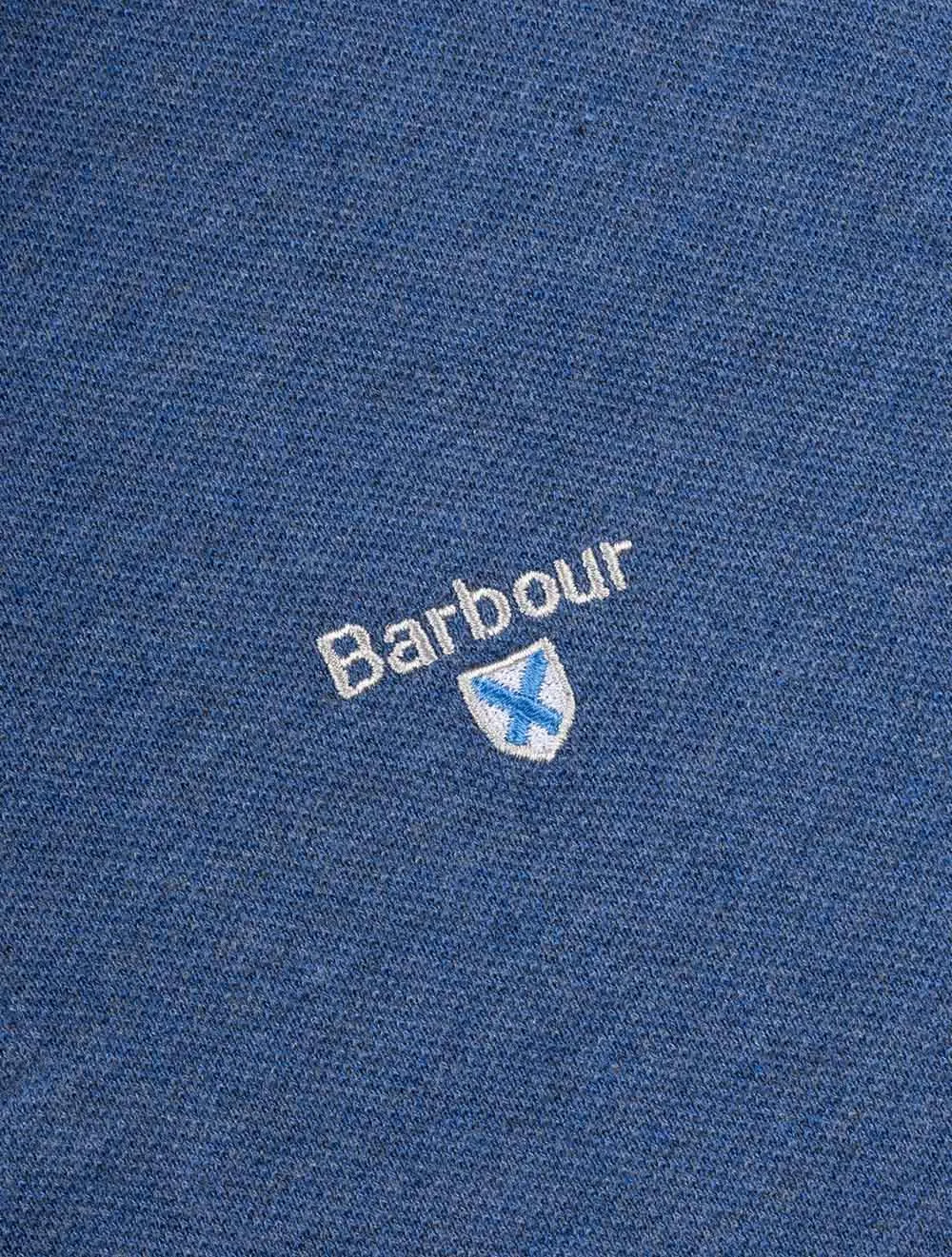 Tartan Pique Polo Blue