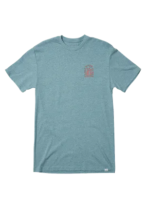 Temple T-Shirt - Heather Pacific