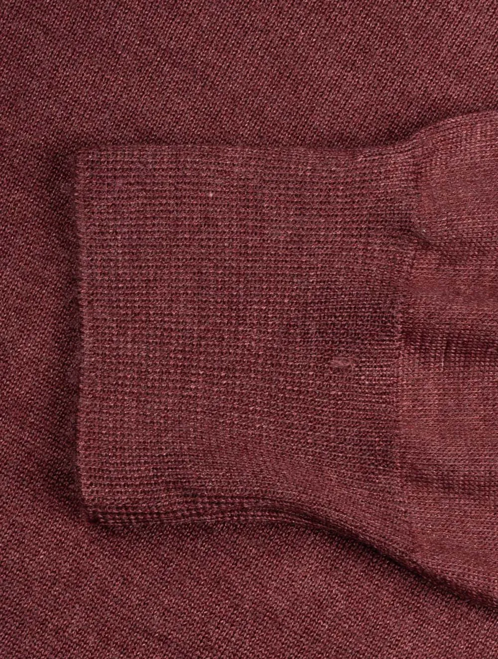 Tennis Long Sleeve Polo Burgundy