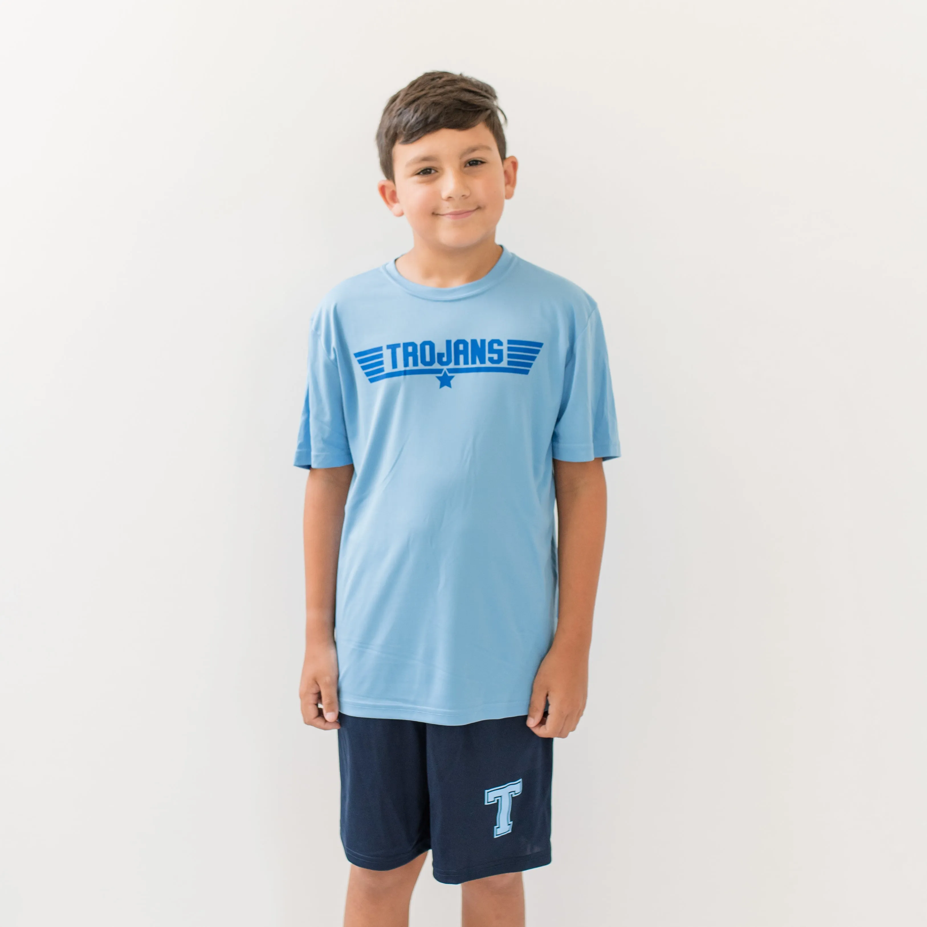 Top Gun Trojans Boy Performance Shirt