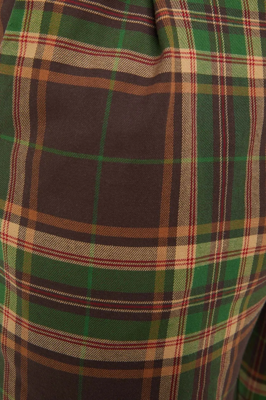 Triassic Tartan Straight Leg Pants
