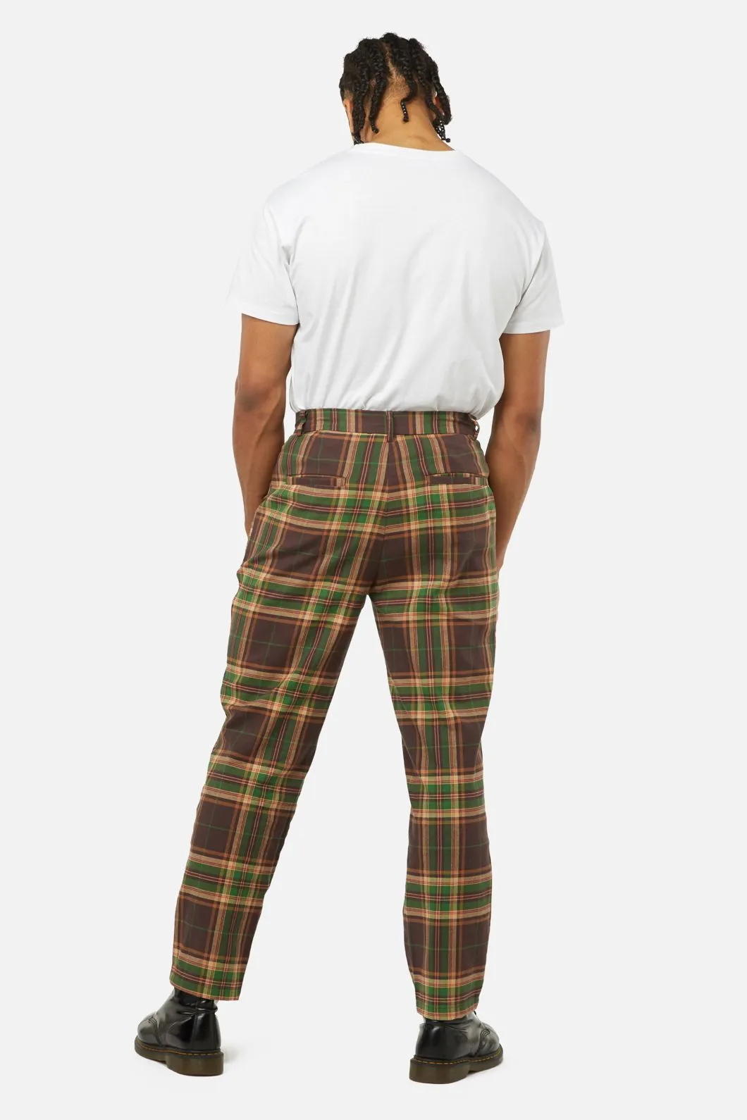 Triassic Tartan Straight Leg Pants
