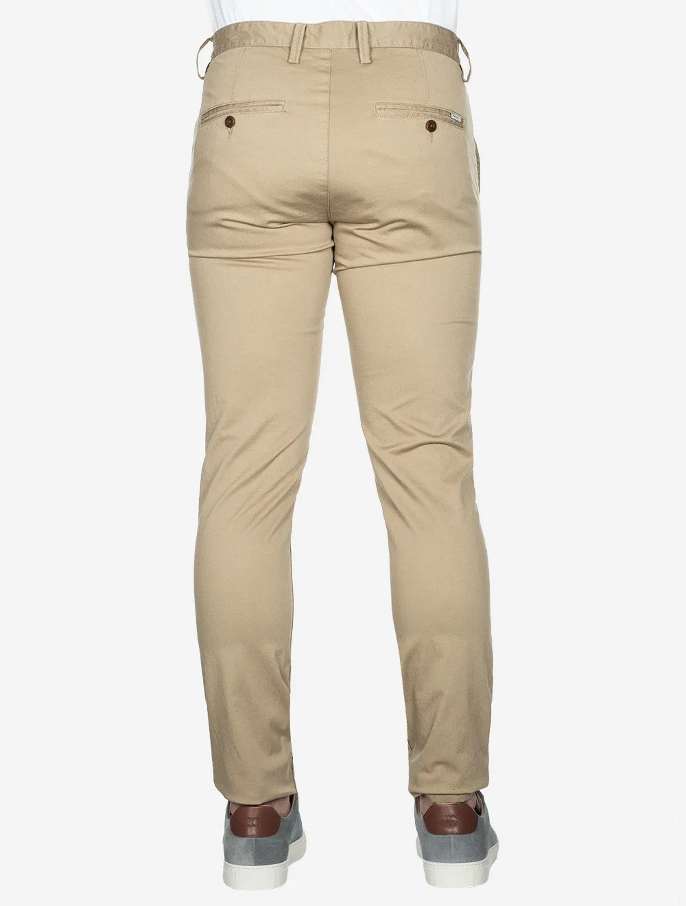 Twill Slim Fit Chinos Dark Khaki
