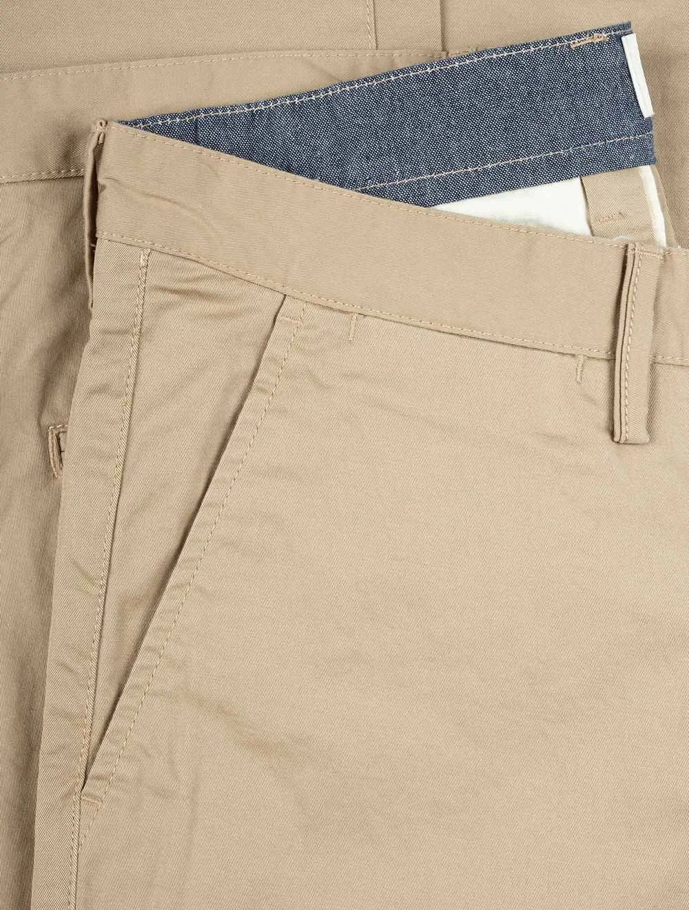 Twill Slim Fit Chinos Dark Khaki