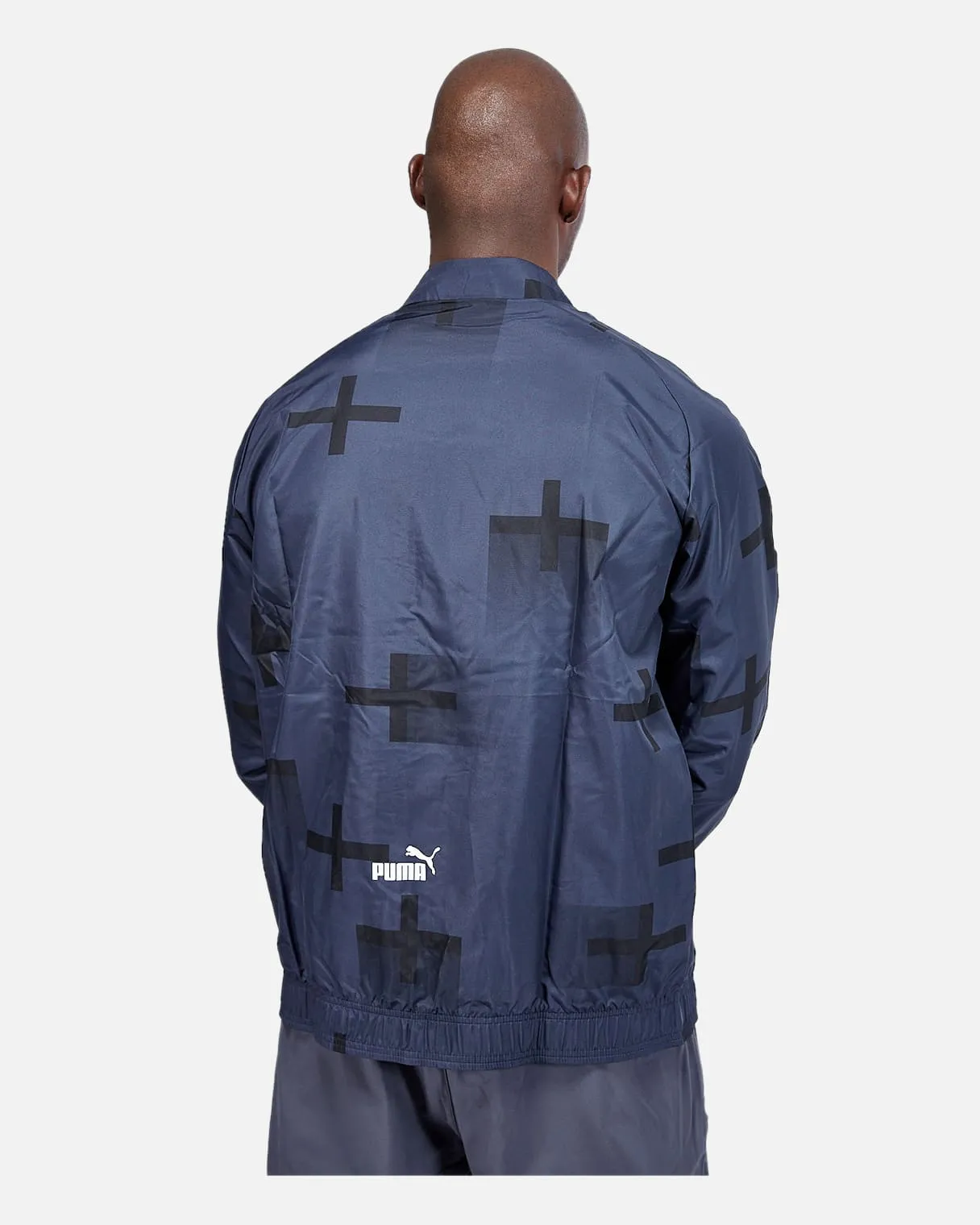 Veste de survêtement OM 2022/2023 - Bleu/Noir/Blanc