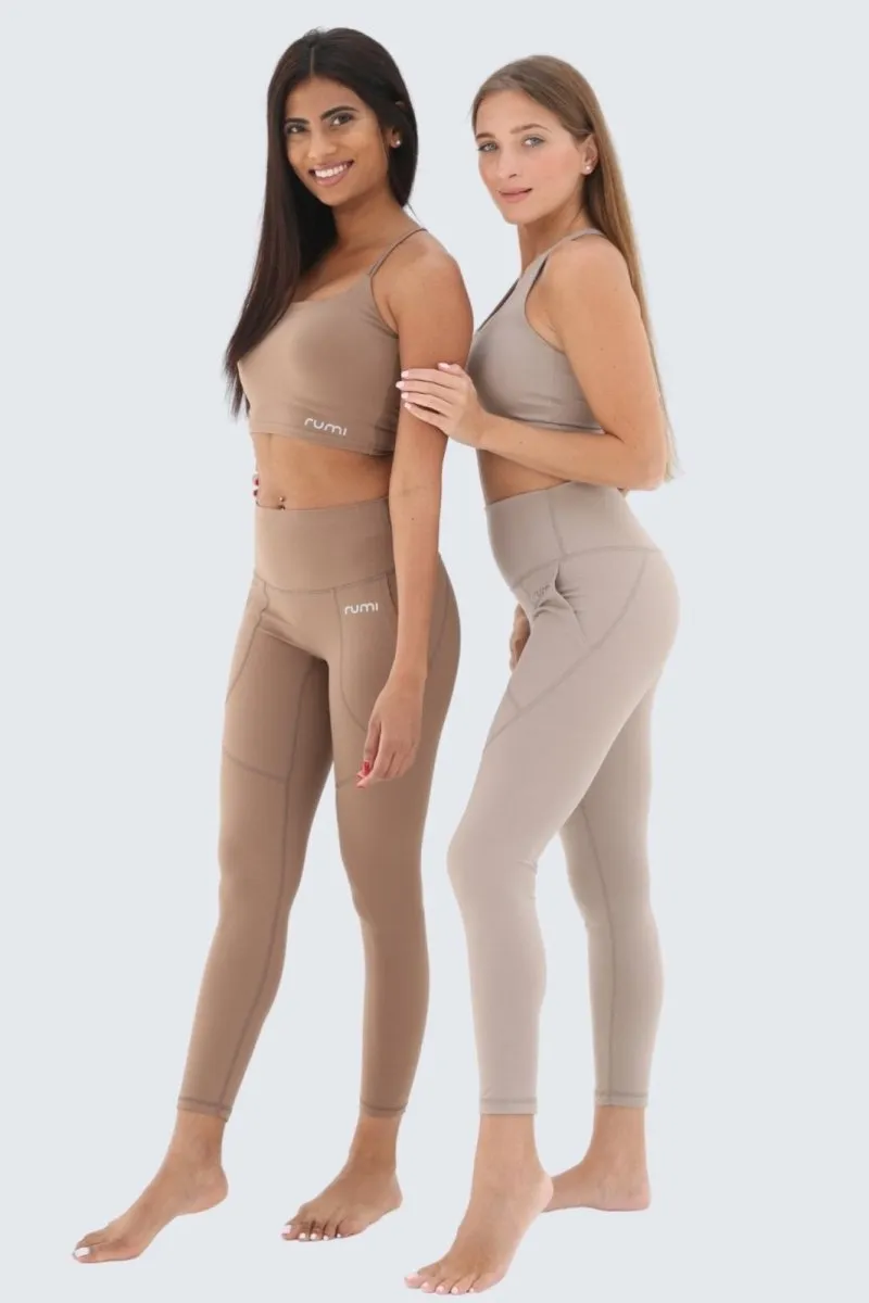 W Sun Zen Pants 25”   Pockets - Oat