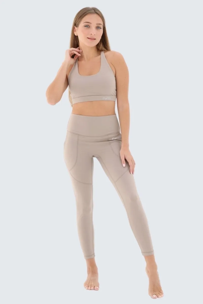 W Sun Zen Pants 25”   Pockets - Oat