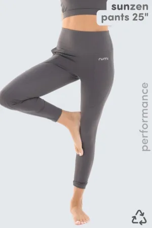 W Sun Zen Pants 25”   Pockets - Seal Gray
